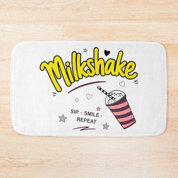 Item preview, Milkshake Sip Smile Repeat designed and sold by graphicnew.