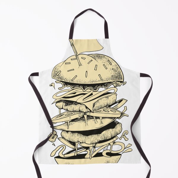 Item preview, Surreal Burger Vintage Engraving – Weird Food Illustration designed and sold by Eko Crowded.