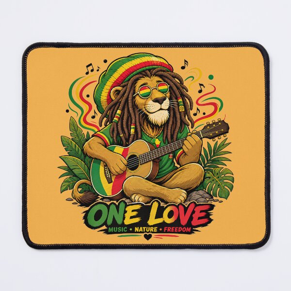 Item preview, One Love Reggae T-shirt designed and sold by SavvyEarth.