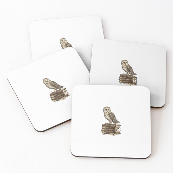 Item preview, Vintage Dark Academia Barn Owl Antique Books designed and sold by BrFrong.