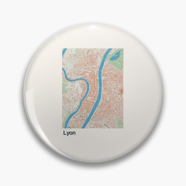 Item preview, Lyon Minimalistic Map Art designed and sold by MapsNerd.