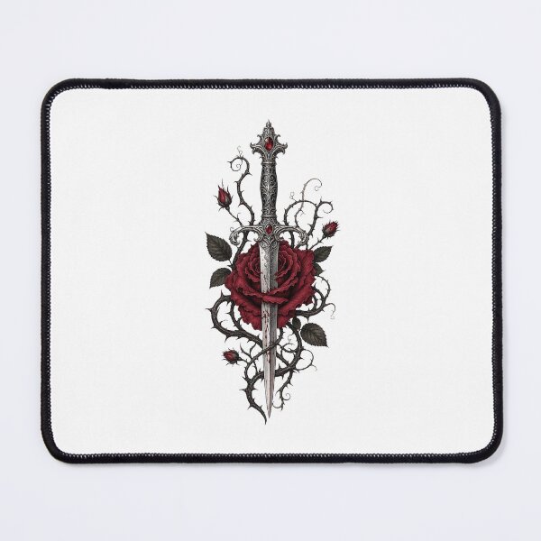 Item preview, Morally Grey Characters Dark Romantasy BookTok Dagger Rose designed and sold by CoolCrazyChaos.