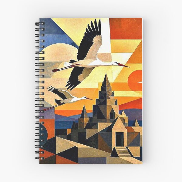 Item preview, Storks over temple designed and sold by George Hutton Hunter.