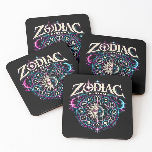 Item preview, Zodiac System – Cyber Glitch Astrology Symbols designed and sold by JupiterGlitchEmpire.