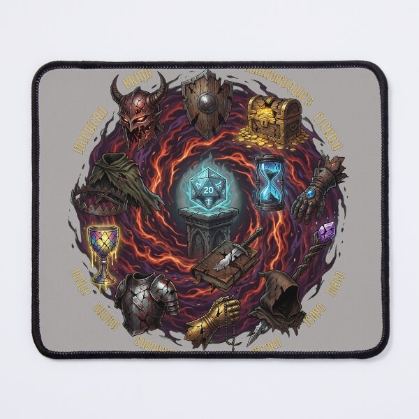Item preview, 12 D&D Classes Dice Spanish TTRPG RPG-31 designed and sold by LaurentParent.