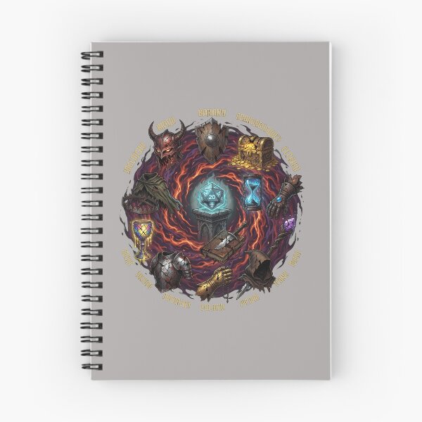Item preview, 12 D&D Classes Dice Spanish TTRPG RPG-31 designed and sold by LaurentParent.