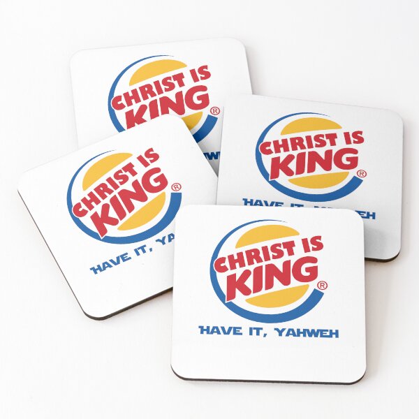Item preview, Christ Is King Have It Yahweh Christian Burger King Parody Funny Faith designed and sold by Glow-Paw-Studio.