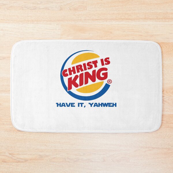 Item preview, Christ Is King Have It Yahweh Christian Burger King Parody Funny Faith designed and sold by Glow-Paw-Studio.