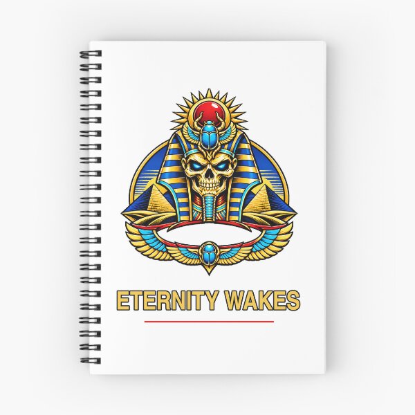 Item preview, Eternity Wakes Egyptian Pharaoh Skull Streetwear designed and sold by RAX Mirth Studio.