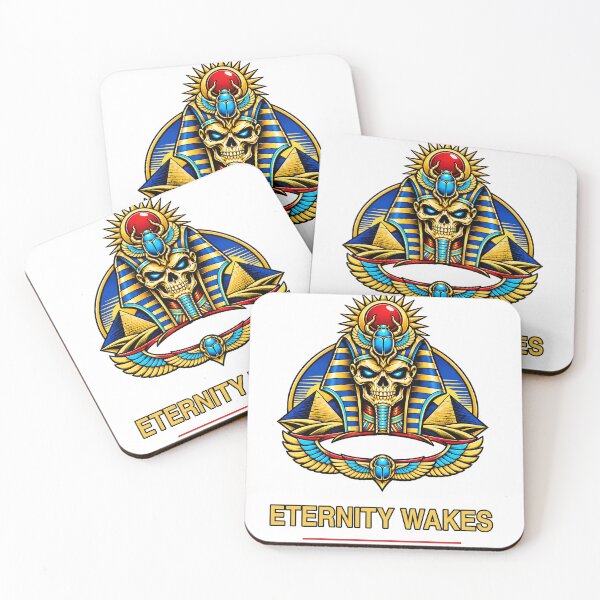 Item preview, Eternity Wakes Egyptian Pharaoh Skull Streetwear designed and sold by RAX Mirth Studio.