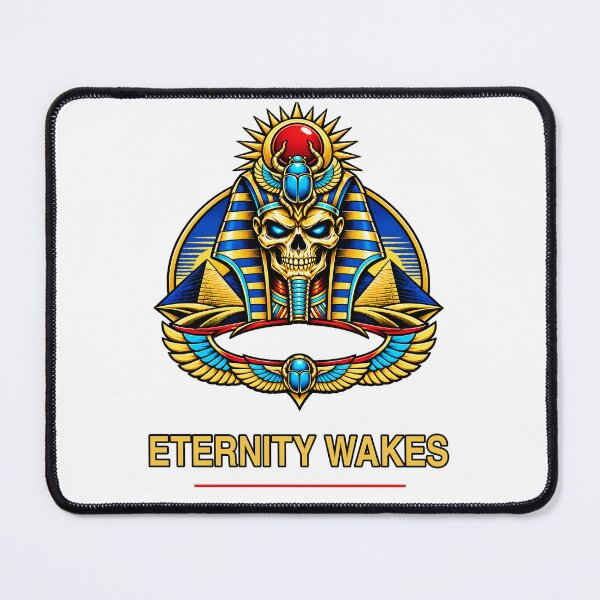 Item preview, Eternity Wakes Egyptian Pharaoh Skull Streetwear designed and sold by RAX Mirth Studio.