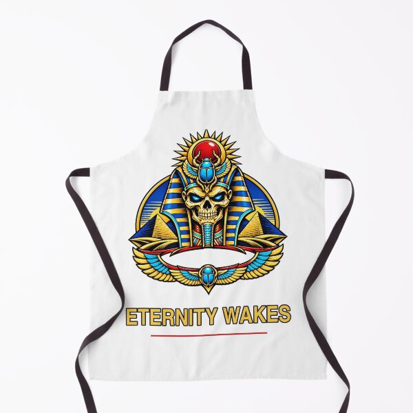 Item preview, Eternity Wakes Egyptian Pharaoh Skull Streetwear designed and sold by RAX Mirth Studio.
