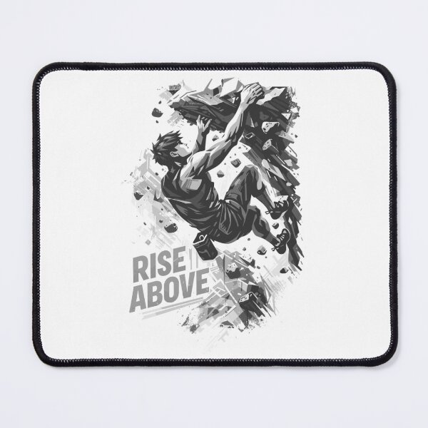 Item preview, Rise Above Bouldering Shirt – Climbing Motivation designed and sold by Pineapple-Tree.