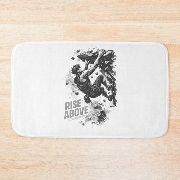 Item preview, Rise Above Bouldering Shirt – Climbing Motivation designed and sold by Pineapple-Tree.