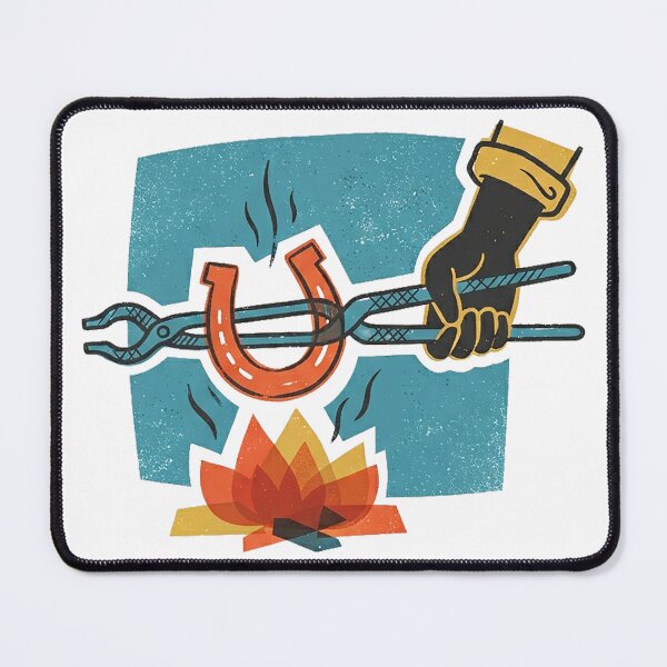 Item preview, Horseshoe In The Fire Screenprint designed and sold by eduardoroa22.