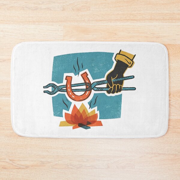Item preview, Horseshoe In The Fire Screenprint designed and sold by eduardoroa22.
