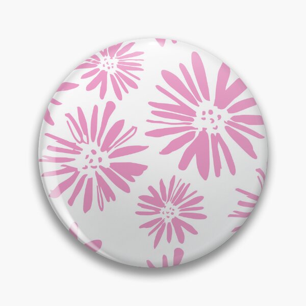 Item preview, Pink flower print pattern designed and sold by punitaillustrates.