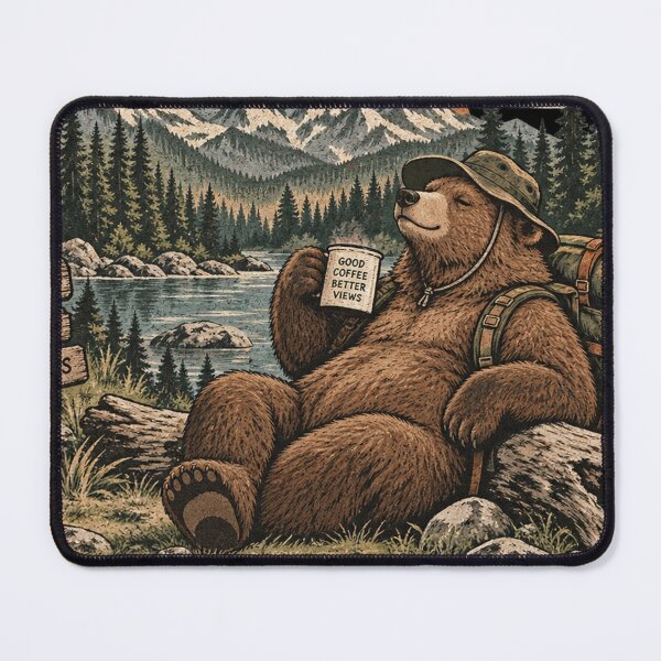 Item preview, Into the Wild – Bear Backpacking Mountain Adventure designed and sold by pecussoul.