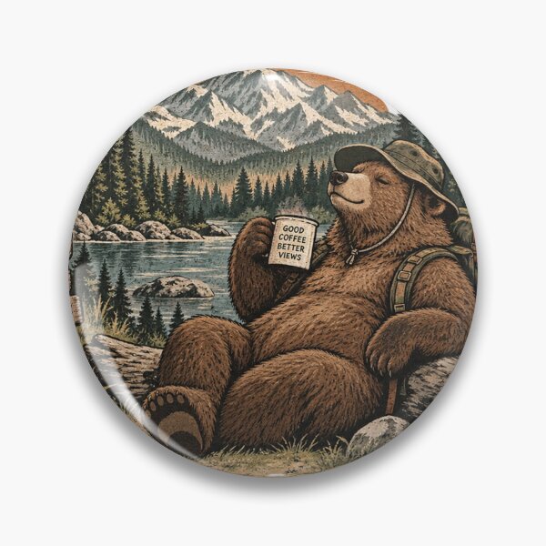 Item preview, Into the Wild – Bear Backpacking Mountain Adventure designed and sold by pecussoul.
