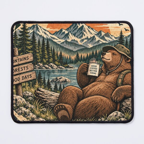 Item preview, Into the Wild – Bear Backpacking Mountain Adventure designed and sold by pecussoul.