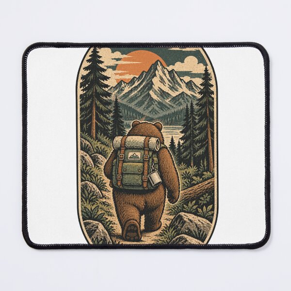 Item preview, Into the Wild – Bear Backpacking Mountain Adventure designed and sold by pecussoul.