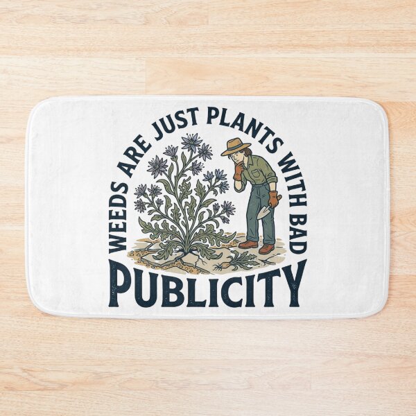 Item preview, Weeds Are Just Plants With Bad Publicity Vintage Botanical Art designed and sold by mood-draftsman.