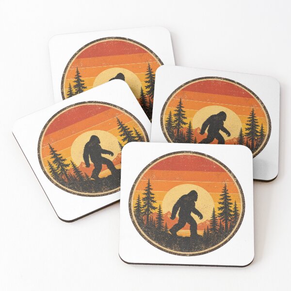 Item preview, Social Distancing Champion Funny Bigfoot Retro Sunset designed and sold by CoolCrazyChaos.