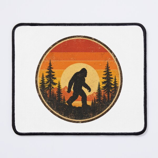 Item preview, Social Distancing Champion Funny Bigfoot Retro Sunset designed and sold by CoolCrazyChaos.