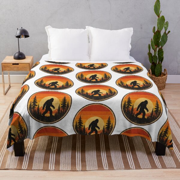 Item preview, Social Distancing Champion Funny Bigfoot Retro Sunset designed and sold by CoolCrazyChaos.