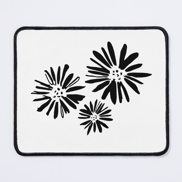 Item preview, Black flower print designed and sold by punitaillustrates.