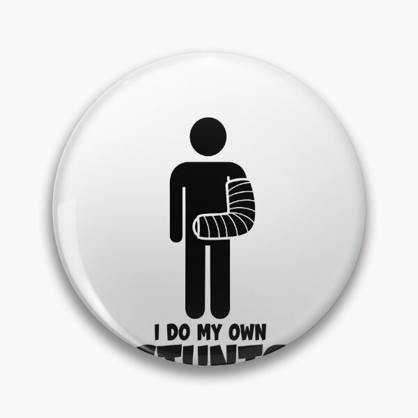 Item preview, I Do My Own Stunts Broken Arm Men's Get Well Soon Gear designed and sold by DynamicDesign.