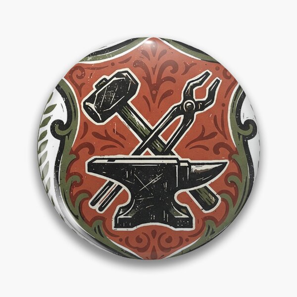 Item preview, Hammer And Tongs Crest designed and sold by eduardoroa22.