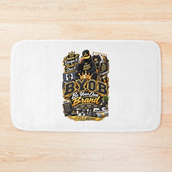 Item preview, B.Y.O.B. Be Your Own Brand – Creator Entrepreneur Motivation designed and sold by BilcoStillbaze.