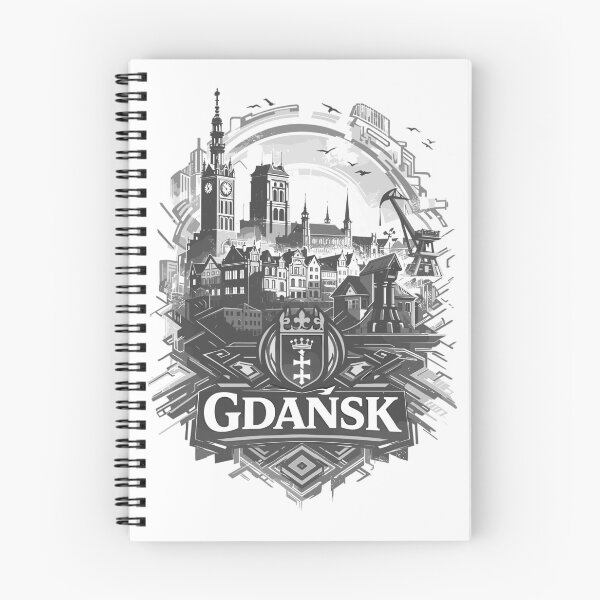 Item preview, Gdansk Skyline – Proud & Elegant in B/W designed and sold by Pineapple-Tree.