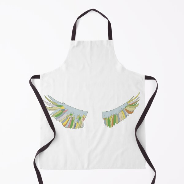 Item preview, Grey & Green Eagle Wings - Abstract Pop Art Feather Illustration designed and sold by iampaulmorris.