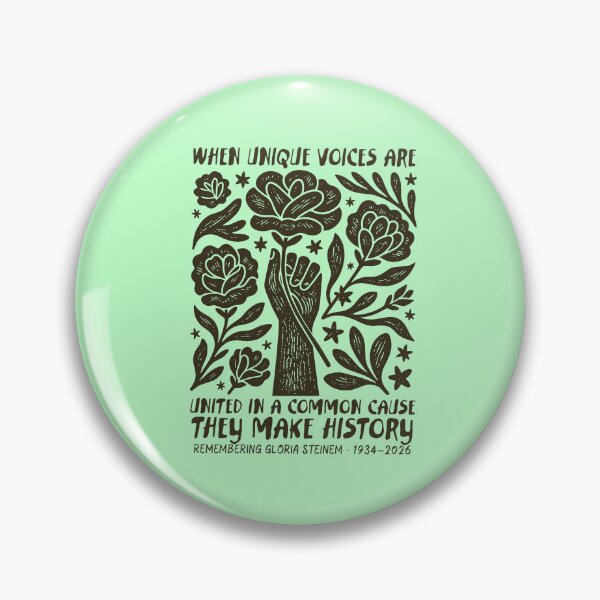 Item preview, Gloria Steinem - Gloria Steinem Memorial - Feminist Quote - Feminist Resistance - Feminist Icon designed and sold by FrancesRobb.