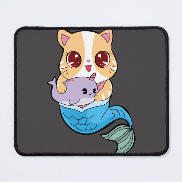 Item preview, Cute Purrmaid Cat Mermaid Illustration for Cat Lovers and Fantasy Fans designed and sold by AmirabbasGT.