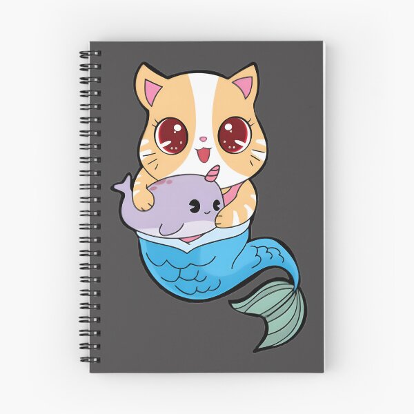 Item preview, Cute Purrmaid Cat Mermaid Illustration for Cat Lovers and Fantasy Fans designed and sold by AmirabbasGT.