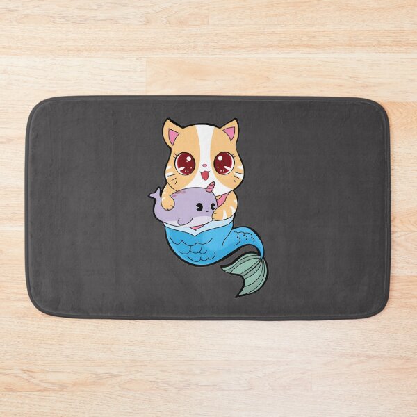 Item preview, Cute Purrmaid Cat Mermaid Illustration for Cat Lovers and Fantasy Fans designed and sold by AmirabbasGT.