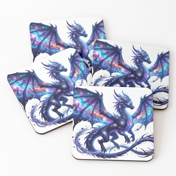 Item preview, Cosmic Galaxy Dragon – Guardian of the Stars designed and sold by meghnad.