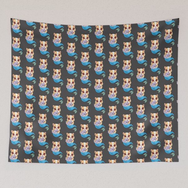 Item preview, Cute Purrmaid Cat Mermaid Illustration for Cat Lovers and Fantasy Fans designed and sold by AmirabbasGT.