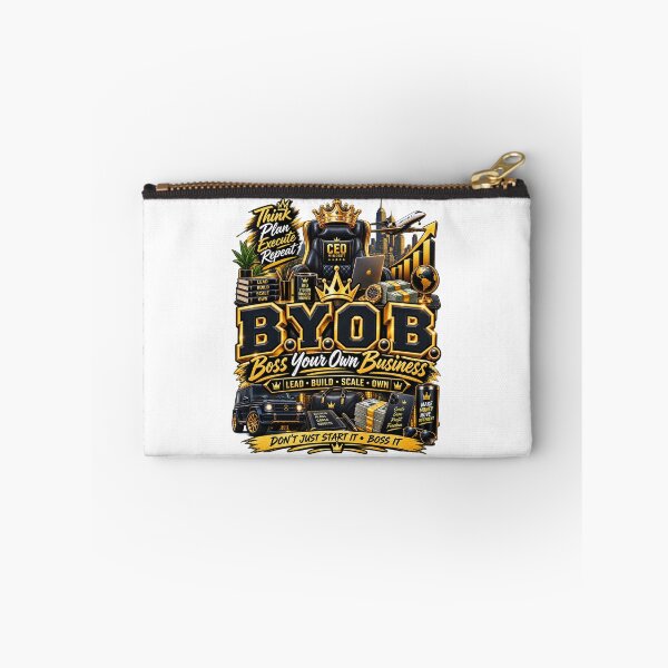 Item preview, B.Y.O.B. Boss Your Own Business – CEO Entrepreneur Motivation designed and sold by BilcoStillbaze.