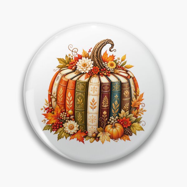 Item preview, Fall Book Pumpkin Thanksgiving Book Reader Fall Bookish Pumpkin Book Autumn Reading Cozy Library Reade designed and sold by Rtcraftani.