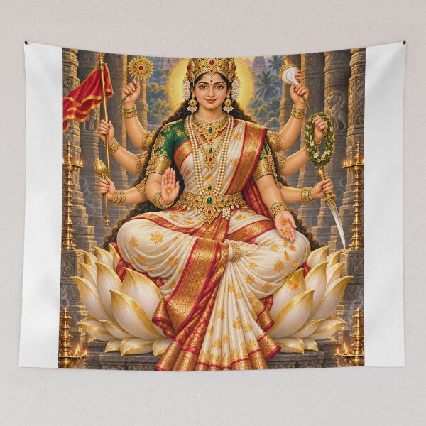 Item preview, Vijaya Lakshmi – Goddess of Victory and Accomplishment | Ashta Lakshmi Art designed and sold by Homyar.