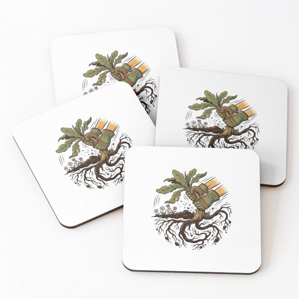 Item preview, Copy of Weed Pulling Dandelion Root Vintage Woodcut Gardener Art designed and sold by mood-draftsman.