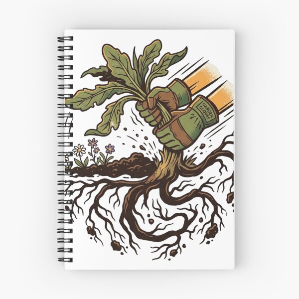 Item preview, Copy of Weed Pulling Dandelion Root Vintage Woodcut Gardener Art designed and sold by mood-draftsman.
