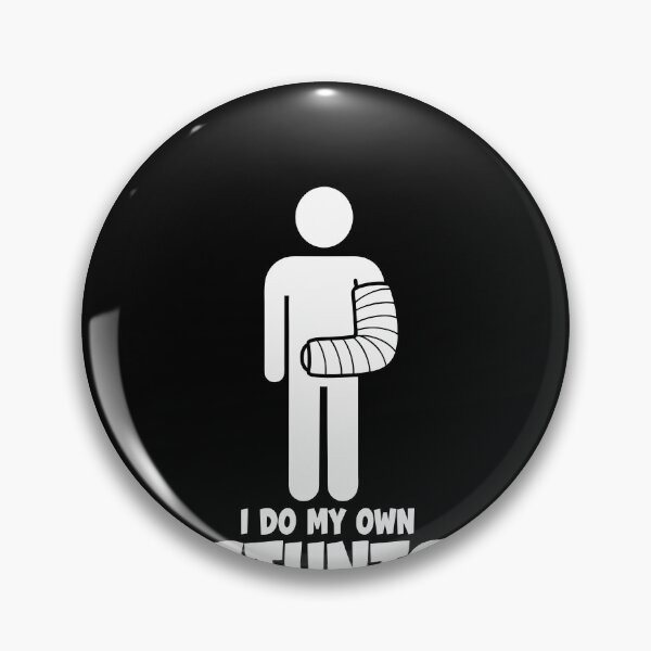 Item preview, I Do My Own Stunts Broken Arm Men's Get Well Soon Gear designed and sold by DynamicDesign.