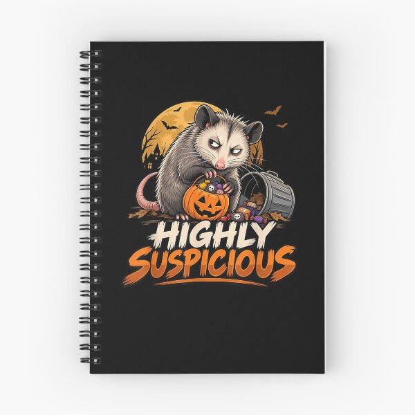 Item preview, Spooky Candy Possum Pumpkin Trash Mischief Halloween Opossum designed and sold by MatherFisher.