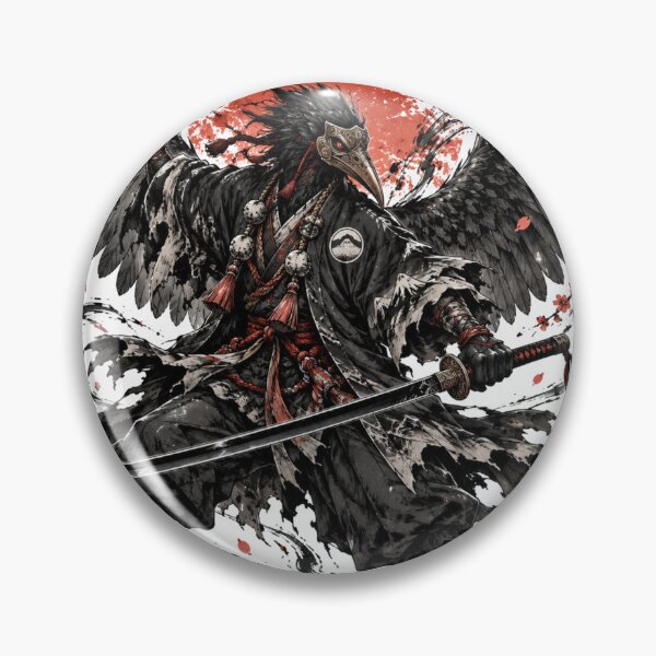 Item preview, Japanese Karasu Tengu Crow Samurai Warrior designed and sold by CozyPixel-J.