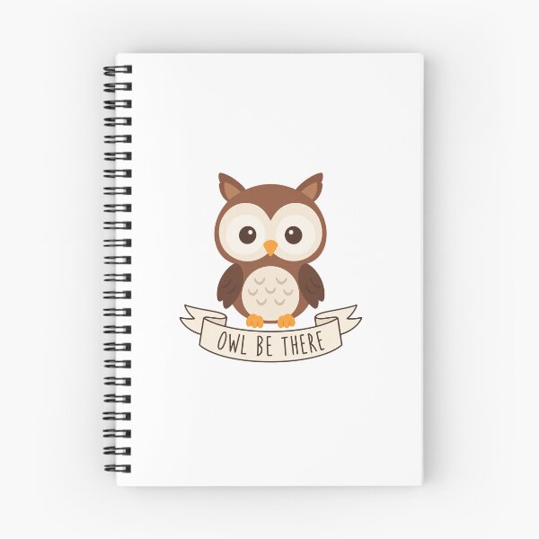 Item preview, Owl with banner Owl Be There designed and sold by LongIslandDesgn.